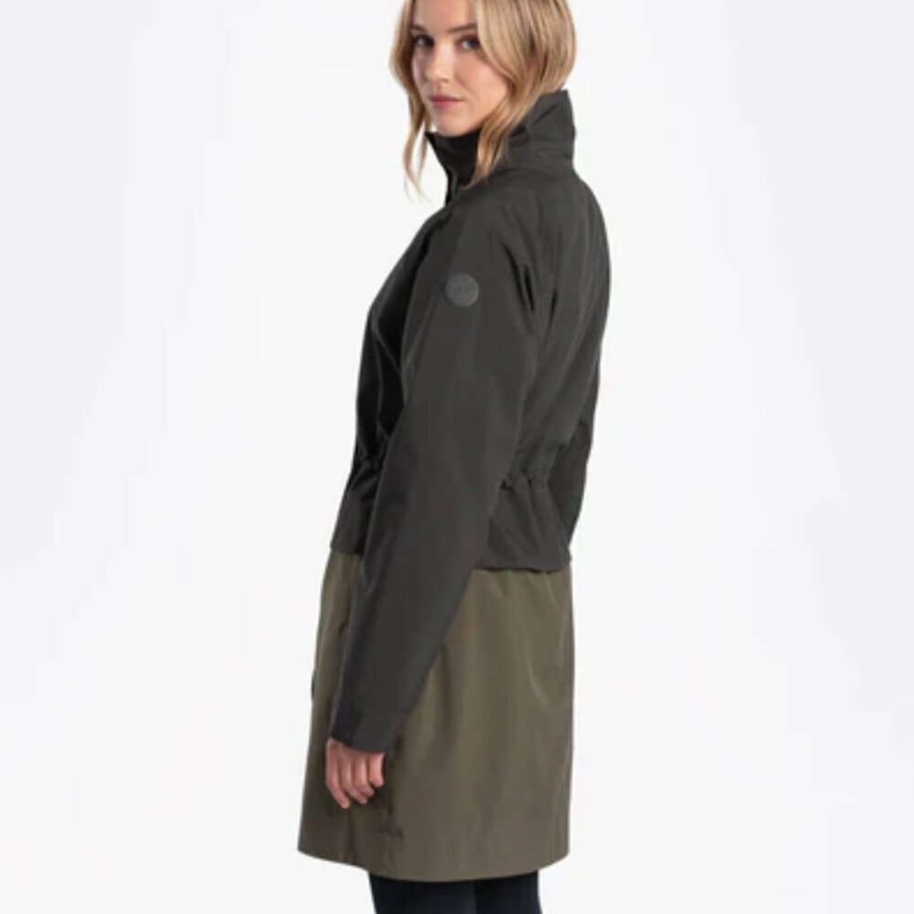 Lole Aubrey Oversized Jacket in Olive. Sz: M